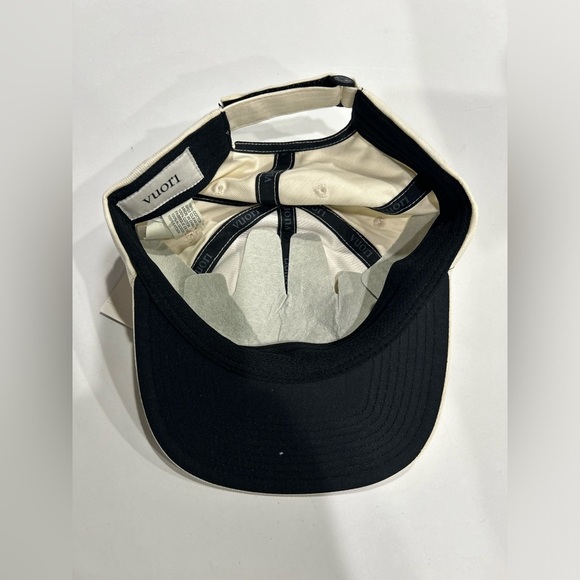 Vuori Performance Cord Hat Bone Cream Off-White NWT Flat Bill Performance Cotton - Picture 7 of 8